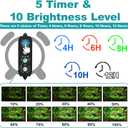 SEAOURA Submersible Aquarium Light for 12 to 23 Inch Fish Tank, 24/7 Cycle Fish Tank Light with Timer, Aquarium Plant Light with Full Spectrum+7 Single Colors, Auto On/Off, Adjustable Brightness