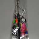 Retractable Cat Teaser Wand Toy, Cat Toys for Indoor Outdoor Cats Interactive Fishing Rod with 8 Pcs Refills Feather Toy, Plush Mouse Caterpillar & Fish