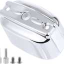 Chrome Aluminum Rear Brake Master Cylinder Cover 2000 2017 FLSTF Heritage Softail