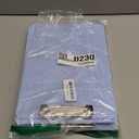 Light Blue Plastic Clipboard with Low Profile Clip (Pack of 6) - Letter Size Clipboard Blue with Flat Clip, A4 Size Acrylic Clip Board for Boys and Girls | Cute College & Back to School Supplies