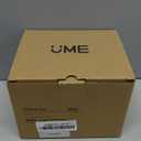 UME Battery Powered Motion Sensor Outdoor Lights 302 LED 1800LM, IP65 Waterproof Battery Operated Flood Lights Outdoor, 3 Heads Security Motion Light with 3 Modes for Garden Patio Yard (Black)