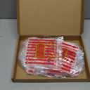 Sweetude 24 Pcs Circus Carnival Party Favor Bags Bulk with Handle Party Favor Clear PVC Goodie Candy Treat Tote Transparent Shopping Gift Bags for Birthday Decorations Rewards Supplies