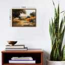 Abstract Wildflower Wall Art Nature Forest Scenery Picture for Living Room Farmhouse Mountain Plant Framed Canvas Prints French Abstract Nature Meadow Texture Posters Modern Artwork Decorations 12x16
