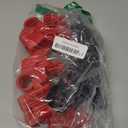 6pcs/Set Car Bicycle Stand SUV Vehicle Trunk Mount Bike Rack Hitch Stand Storage Carrier Spare Hooks with Racks Rubber Strap Red&Black