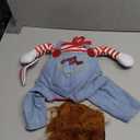 Pet Deadly Doll Dog Costumes, Funny Pets Cosplay Costume Halloween Dog Clothes Party Costume for Small Medium Large  Dogs (Medium)