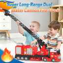 5in1 Large Fire Truck Toy Firetruck, Water Firetruck Toys 3-5 Years Old