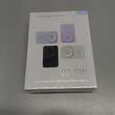 Wireless Portable Charger for Samsung, 5000mAh Ultra Slim Power Bank with Innovative Electric Suction Cup, Compatible with iPhone and Android Cell Phone, Support 22.5W USB-C PD Fast Charging, Blue