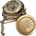 Inspirational Gift Compass - God My Lord Guide Me - Uplifting Baptism Gift, Graduation Gift, Birthday, Confirmation Gift for Men Women Boys Girls Teenage Kids