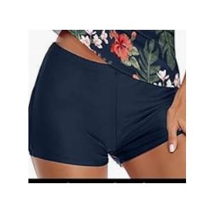 Urchics 2026 Women Tankini Swimsuit Tummy Control Plus Size High Waisted Boyshorts Bathing (XXXL)