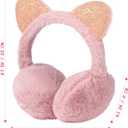 SEWACC Winter Plush Earmuffs, Warm Winter Ear Cover for Teen Girls, Women, Soft Ear Warmers for Outdoor Use