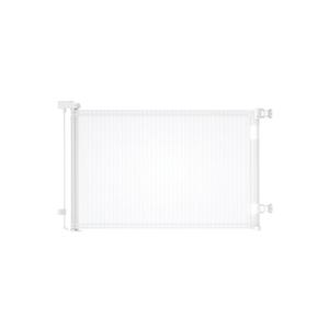 Retractable Baby Gates, Mesh Dog Gate for Doorways, 33.6" Tall, Expands to 55" Wide,Pet Safety Essential Fit for Baseboards, Wide Toddlers Gates for Hallways, Indoor & Outdoor,White