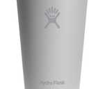 Hydro Flask All Around Tumbler Press-In Lid, Insulated Travel Mug, Stainless Steel Coffee Cup 16 Oz Tonal Birch Gray