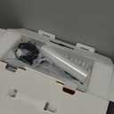 Upgraded Precision Fast-Vacuum Sealer, LIWUNON Commercial Full Automatic Food Vacuum Sealer Machine, Double Heat Seal, Built-in Cutter&Bag Storage, Powerful Food Vacuum Saver, 2 Bag Rolls&hose (Stainless steel)