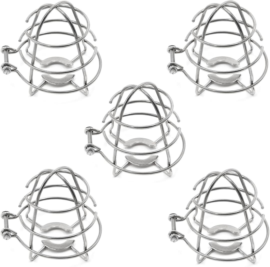 5 Pack 1/2" Fire Sprinkler Head Guard Cage Protector Cover Fire Extinguishing System Sprinkler Protective Bracket