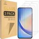 3 x Mr.Shield Screen Protector Compatible with Samsung Galaxy A35 5G [Tempered Glass] [3-PACK] [Japan Glass with 9H Hardness]