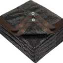 winemana 50% Black Shade Cloth, 14 x 20 FT Durable Mesh Tarp with Grommets, Garden Sunblock Shade Cloth Shading Antifreezing for Plants Cover, Greenhouse, Barns Kennel, Patio, Tomatoes