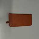 SHIELDON Genuine Leather Case Wallet for iPhone 17 6.3-inch 5G 2025 | Foldable, Magnetic Closure, Kickstand, RFID Blocking Credit Card Holder, Shock-Absorbent Phone Cover - Retro Brown