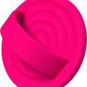 Magnetic Phone Grip for MagSafe, Silicone Ring Grip, Neon Pink