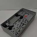 Ronlap 3 Tier Slim Rolling Storage Cart with Wheels Plastic Utility Cart Organizer for Snack Craft Art Postpartum Baby Diaper Nail Makeup in Bathroom Laundry Room Kitchen Bedside Narrow Space, Grey (Gray)