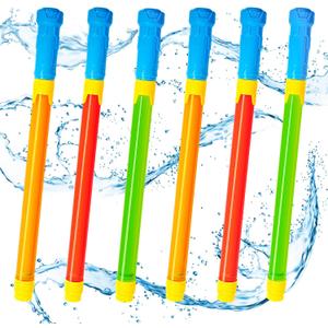 6 Packs Water Gun for Kids Adults, Pool Toys Squirt Gun for Kids Ages 3-5 4-8 8-12,Super Water Blaster Soaker for Party Favors Outdoor Backyard Summer Activities