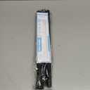 MEXAU Black Tension Curtain Rods18 to 36 Inch,Small Curtain Rods No Drilling,Short Spring Tension Rod for Windows Door Closet,Pressure Rod