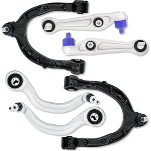 6Pc Front Lower Upper Rearward Control Arm Fit for Compatible With Tesla Model 3 2017 2018 2019 2020 2021 OE# 1044321-00-G 104435900A 104434100D 1043965