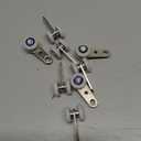 8 Trolley Assembly Rollers,Sliding Door Beam Trolleys for Strut Channel,Sliding Pulley Track Roller for Window