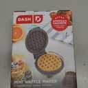 DASH Mini Waffle Maker - 4 Waffle Mold, Nonstick Waffle Iron with Quick Heat-Up, PTFE Nonstick Surface - Perfect Mini Waffle Maker for Kids and Families, Just Add Batter (Aqua)