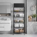 Fitzkor 5 Tier Retail Storage Rack Snack Rack Display Stand