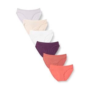 Amazon Essentials Women's Cotton Bikini Brief Underwear, Pack of 6, Neutral Shades, XX-Large