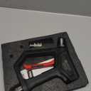 Short Pressure Washer Gun with Swivel, 1/4" Automatic Quick Connector Power Washer Handle with 3/8" Swivel Male Plug Coupler, Addition M22-14mm Adapter