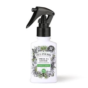 Pet-Pourri Smell Ya Litter Cat Litter Deodorizer Spray, Purrfectly Bamboo 3.4 Fl Oz, Up to 170 Uses, Pet Odor Remover with Essential Oils for Air, Carpet, Urine, Vet Recommended, Bergamot Bamboo Scent 2 Pack