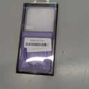 Magnetic Case for Samsung Galaxy Z Flip 7 with & Ring Kickstand & Screen Protector & Magnetic Hinge Protection, [Support Wireless Charging ] Slim Hard PC Shockproof Cover for Galaxy Z Flip 7 (Purple)