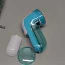 BEAUTURAL Fabric Shaver and Lint Remover, Sweater Defuzzer with 2-Speeds, 2 Replaceable Stainless Steel Blades, Battery Operated, Remove Clothes Fuzz, Lint Balls, Pills, Bobbles (Aqua)