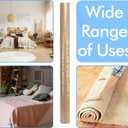 3 Pcs   Plastic Rug Storage Bag, Fits Rug up to 9'x 12' Large Clear Carpet Bag Moving Bag with 100 Pcs Zip Tie Perfect for Storage, Moving, Packing, Shipping