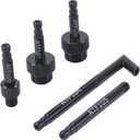 5PCS ATF Adaptor Set Automatic Transmission Fluid Oil Filling Filler Adapter Replacement Tool Compatible with VW Audi 09G 01J 722.9 CVT DSG ATF Benz 722.9