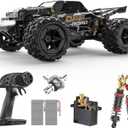 DEERC 9309E All Terrain Fast RC Cars for Adults 40KPH,4WD Electric Off-Road Remote Control Monster Truck,2.4Ghz High Speed Car,Waterproof Monster Truck with 2 Batteries for Boys & Kids