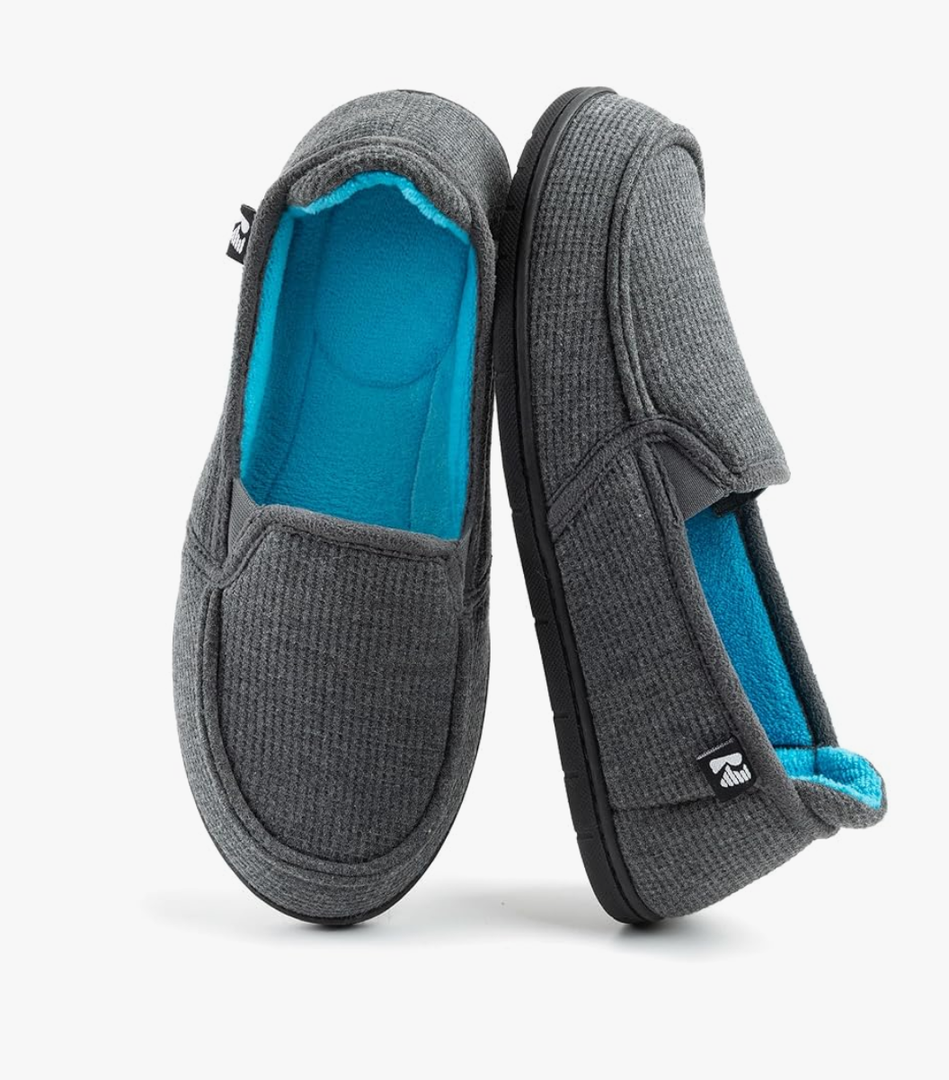 RockDove Women's Two-Tone Hoodback Slipper with Removable Insole, Size 7