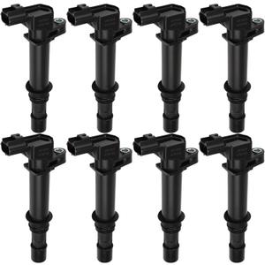 ROADFAR Ignition Coil Pack Set of 8 for Dodge Ram for Jeep for Mitsubishi for Dakota for Durango 1500 Commander Grand Cherokee Raider 4.7L V8 Replacement For UF399 UF297 UF270