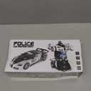 AONEPTR Remote Control Car, One-Click Becoming Robot Transforming Toys Car for Boys, Smooth Deformation, Demo Mode, 360 Rotation, Easy to Use, 2.4GHZ, with LED Lights, RC Cars for Christmas, Kids (Sky Blue)