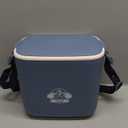 6 QT Insulated Cooler Box for Ice Beverage Food Storage Portable Ice Chest for Camping Picnic Tailgate Outdoor Use Chiller Caja Enfriadora Porttil para Camping (White Gray)