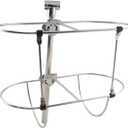 Boat Fender Holder,304 Stainless Steel Marine Folding Double Fender Rack for Boat Fender (Hold 4 Fenders)