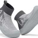 Children's Socks Wrestling Shoes Breathable and Non Slip Tennis Shoes Barefoot Sneakers with Arch Support and Toe Protection Washable Size:6-12
