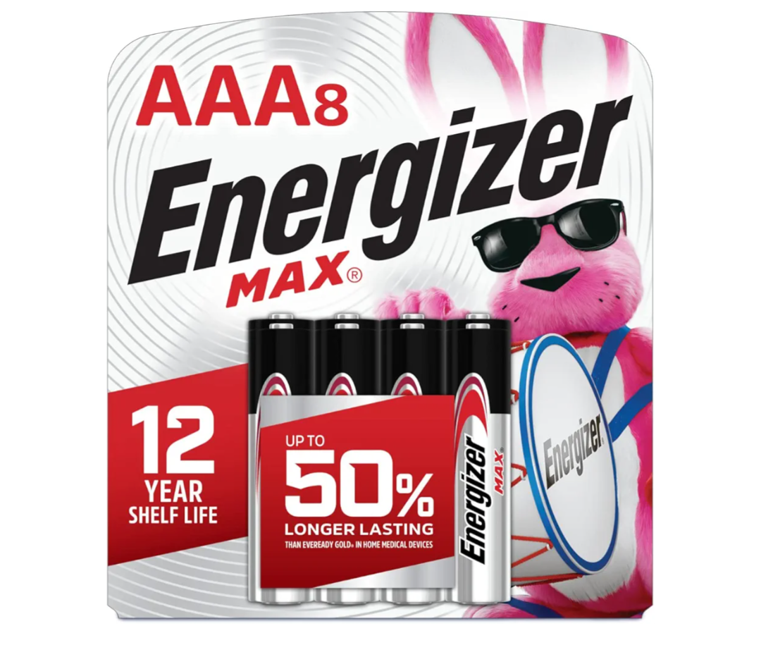 Energizer MAX AAA Batteries (8 Ct), Triple A Alkaline Batteries Pack Of 6