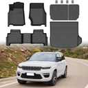 Mixsuper Floor Mat & Cargo Liner for 2022-2026 Jeep Grand Cherokee 5-Seater(WL Include 4xe, Not WK2 or WL75),All Weather TPE Floor Mats Protection for Cherokee Accessories,Full Set Anti-Slip Car Mats