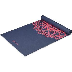 Gaiam Print Yoga Mat, Non Slip Exercise & Fitness Mat for All Types of Yoga, Pilates & Floor Exercises (Pink Marrakesh)