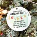 2 x Best Team Ever Ornament 2025, Coworkers Ornament  Decoration Quote Coworkers are Like Christmas Lights  White Elephant Gift for Team, Secret Santa, Workplace Appreciation Present for Colleagues