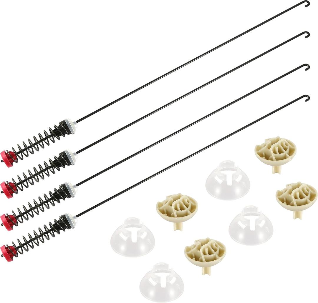 W11130356 Washer Suspension Rod Kit 28.3 inch Compatible with Whirl-pool Ken-more Mag-tag Washer - Replaces W10594084 W10735787 W10821706 W10901058 W11027214 W11033601 4547230 AP6261900 PS12347543