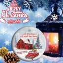 All Roads Lead Home Ornament 2025 Family Sentimental Reunion Keepsake Ceramic Tree Decor Family Memory (C7)