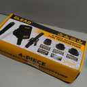 Battery-Powered Fuel Transfer Pump - 3.2 GPM No Spill Portable Gas Can siphon Pump with 3 Adapters, Extra Long Hose, Fuel Pump for Oil, Diesel, Gasoline (Batteries Not Included) (New Version)